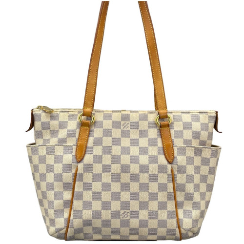 Louis Vuitton Shopping Tote Damier Azur Ivory Azur Blue
