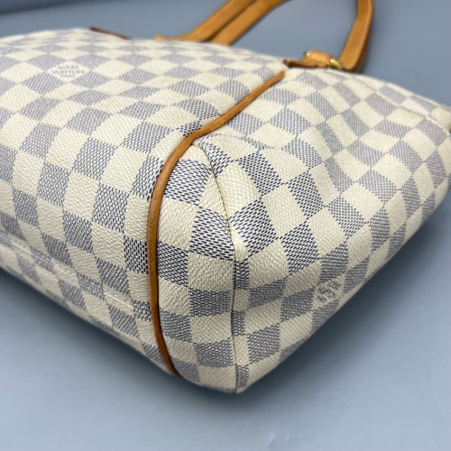 Louis Vuitton Shopping Tote Damier Azur Ivory Azur Blue