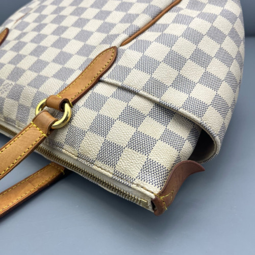 Louis Vuitton Shopping Tote Damier Azur Ivory Azur Blue