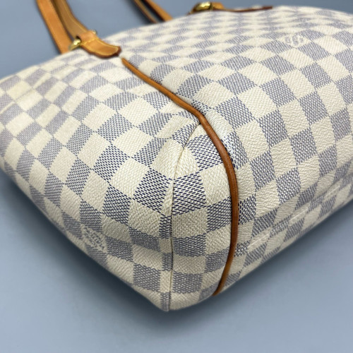 Louis Vuitton Shopping Tote Damier Azur Ivory Azur Blue