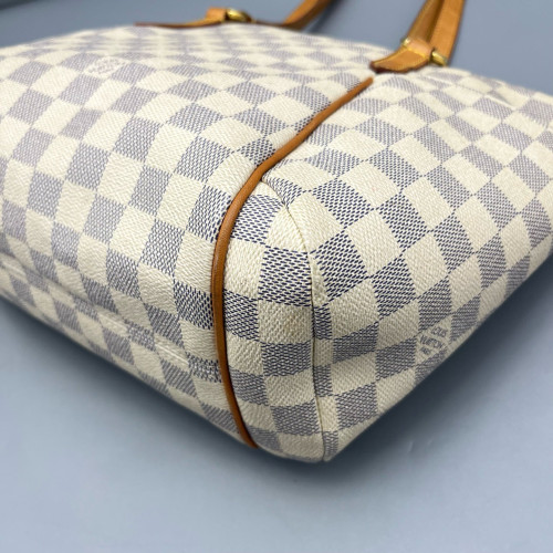 Louis Vuitton Shopping Tote Damier Azur Ivory Azur Blue