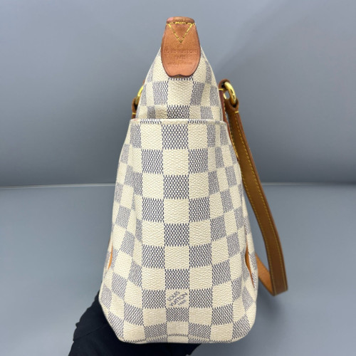 Louis Vuitton Shopping Tote Damier Azur Ivory Azur Blue