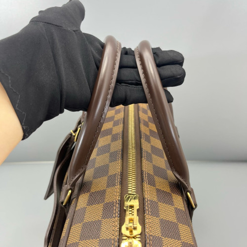 Louis Vuitton Porte Documents Voyage GM Damier Ebene Dark Brown Light Brown