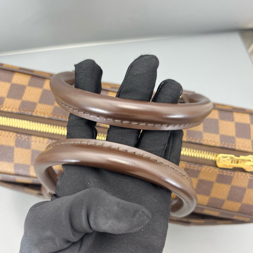 Louis Vuitton Porte Documents Voyage GM Damier Ebene Dark Brown Light Brown