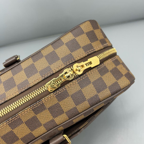 Louis Vuitton Porte Documents Voyage GM Damier Ebene Dark Brown Light Brown