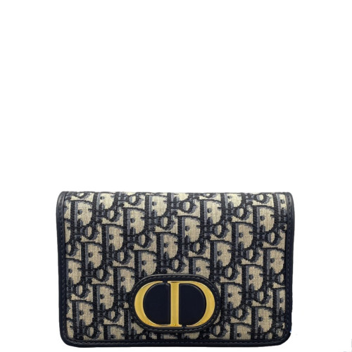 Dior 30 Montaigne 2-In-1 Pouch Oblique Blue