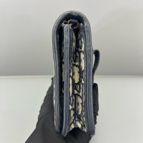Dior 30 Montaigne 2-In-1 Pouch Oblique Blue