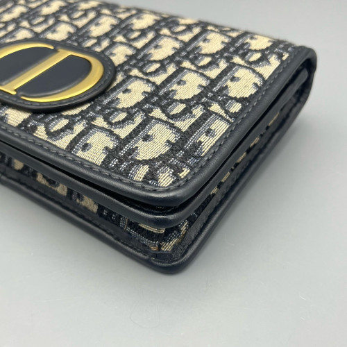 Dior 30 Montaigne 2-In-1 Pouch Oblique Blue