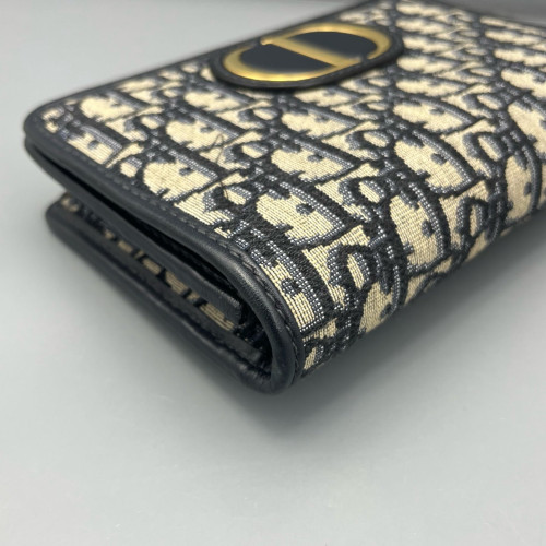 Dior 30 Montaigne 2-In-1 Pouch Oblique Blue