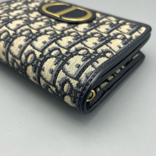 Dior 30 Montaigne 2-In-1 Pouch Oblique Blue