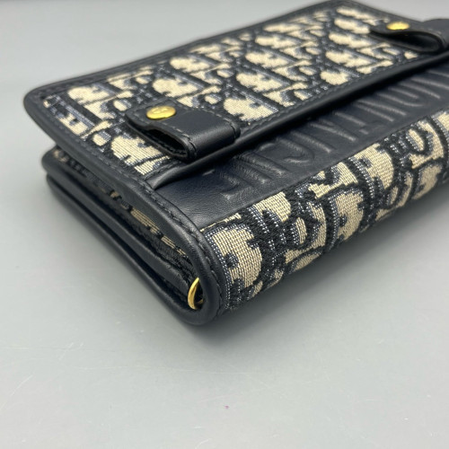 Dior 30 Montaigne 2-In-1 Pouch Oblique Blue