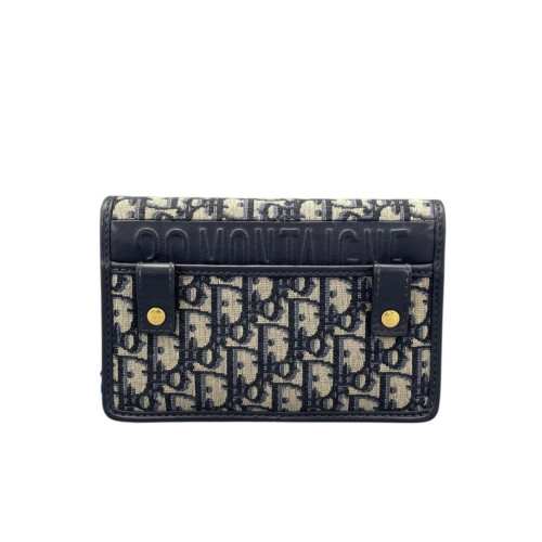 Dior 30 Montaigne 2-In-1 Pouch Oblique Blue