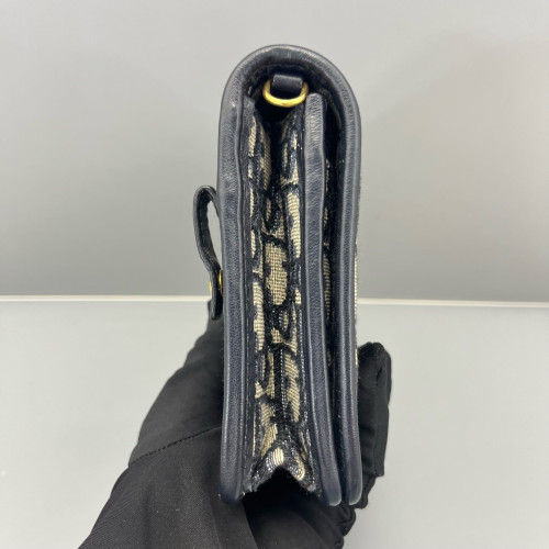 Dior 30 Montaigne 2-In-1 Pouch Oblique Blue