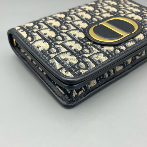Dior 30 Montaigne 2-In-1 Pouch Oblique Blue