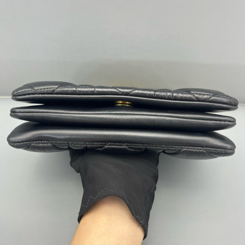 Dior Small Caro Bag Calfskin Black