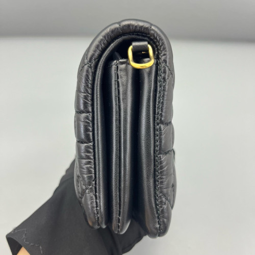 Dior Small Caro Bag Calfskin Black