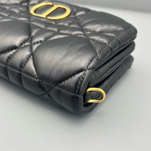 Dior Small Caro Bag Calfskin Black
