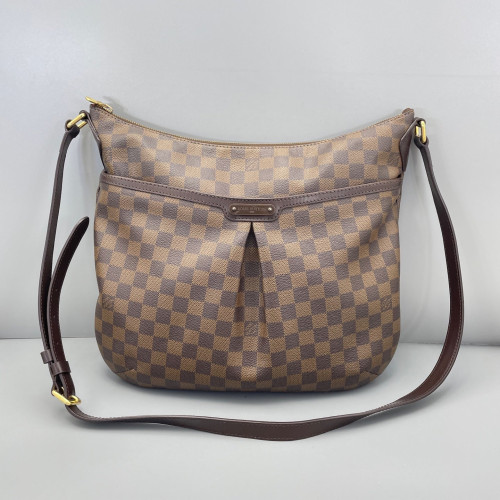 Louis Vuitton Crossbody Bag Damier Ebene Dark Brown Light Brown Red