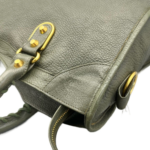 Balenciaga Medium City Calfskin Green