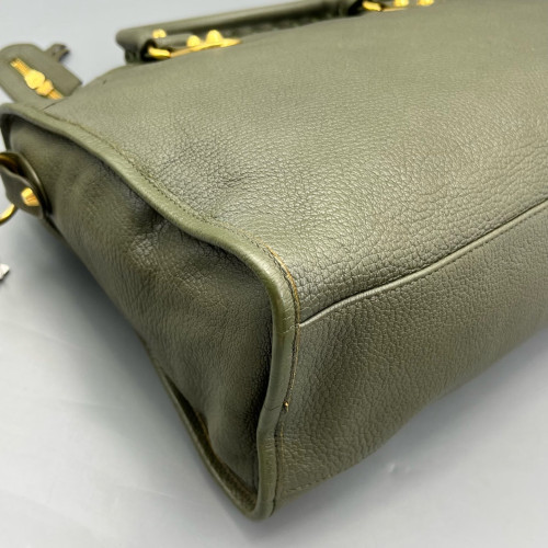 Balenciaga Medium City Calfskin Green