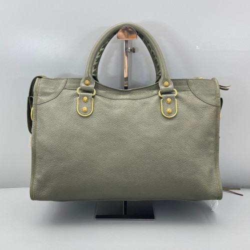 Balenciaga Medium City Calfskin Green