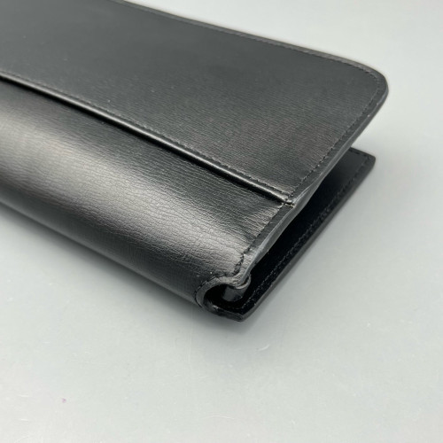 Yves Saint Laurent Phone Holder Calfskin Black