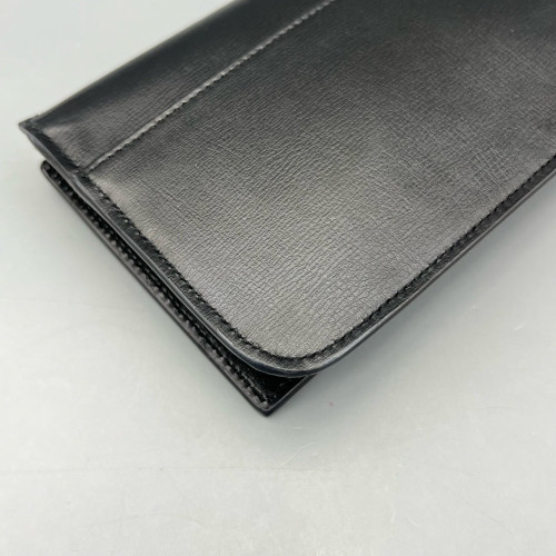 Yves Saint Laurent Phone Holder Calfskin Black