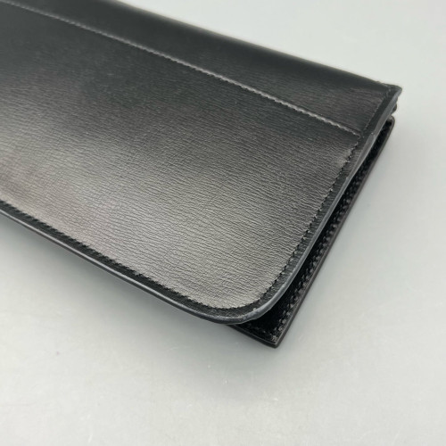Yves Saint Laurent Phone Holder Calfskin Black