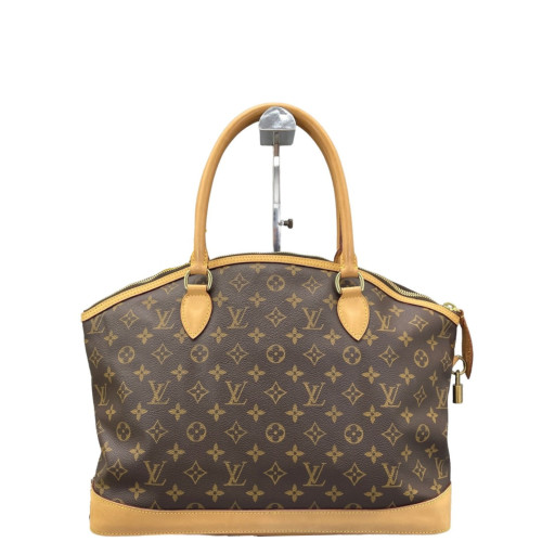 Louis Vuitton Lockit Horizontal Monogram Light Brown Dark Brown Louis Vuitton Lockit Horizontal Monogram Light Brown Dark Brown