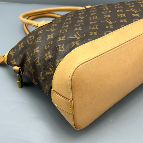 Louis Vuitton Lockit Horizontal Monogram Light Brown Dark Brown Louis Vuitton Lockit Horizontal Monogram Light Brown Dark Brown