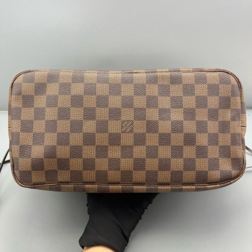 Louis Vuitton Neverfull MM Damier Ebene Dark Brown Light Brown