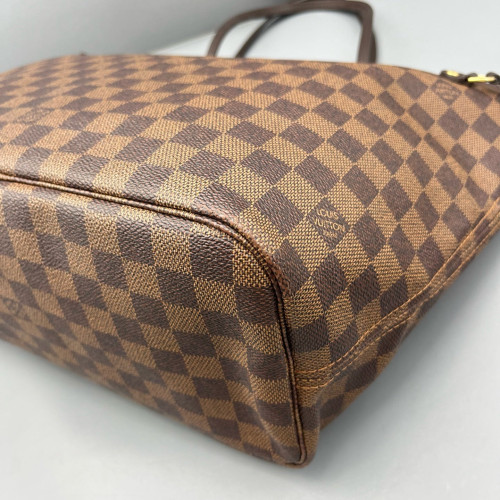 Louis Vuitton Neverfull MM Damier Ebene Dark Brown Light Brown