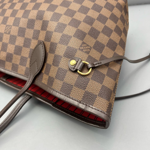 Louis Vuitton Neverfull MM Damier Ebene Dark Brown Light Brown