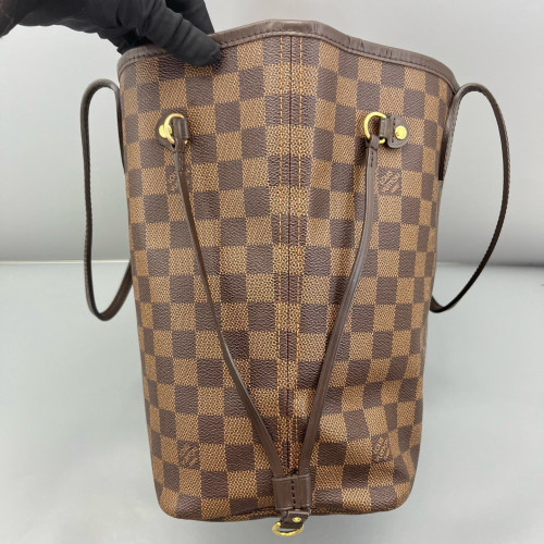Louis Vuitton Neverfull MM Damier Ebene Dark Brown Light Brown