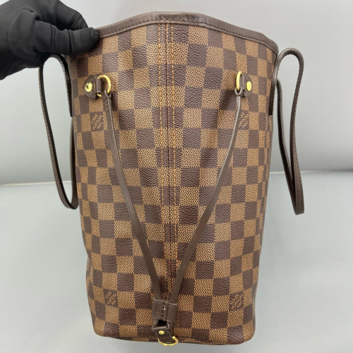 Louis Vuitton Neverfull MM Damier Ebene Dark Brown Light Brown