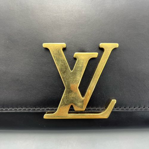 Louis Vuitton Shoulder Bag Calfskin Black