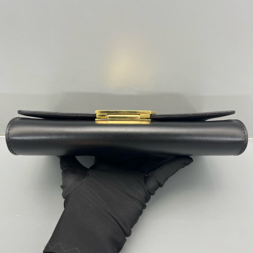 Louis Vuitton Shoulder Bag Calfskin Black
