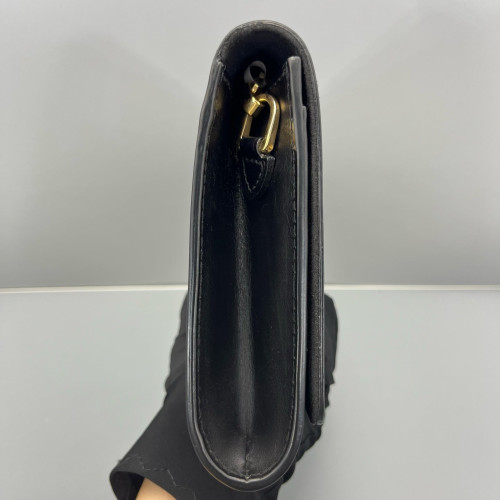 Louis Vuitton Shoulder Bag Calfskin Black