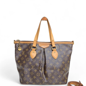 Louis Vuitton Palermo PM Monogram Dark Brown Light Brown