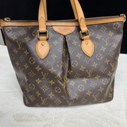 Louis Vuitton Palermo PM Monogram Dark Brown Light Brown