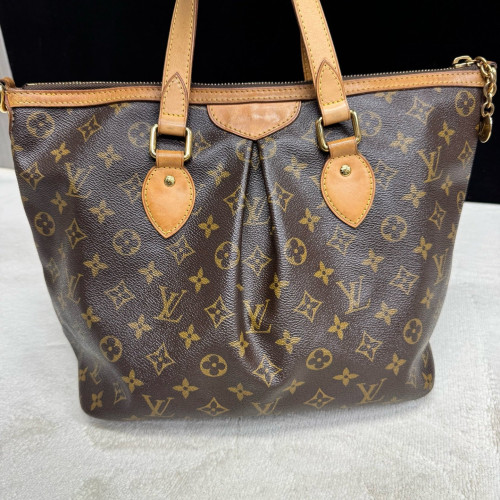 Louis Vuitton Palermo PM Monogram Dark Brown Light Brown