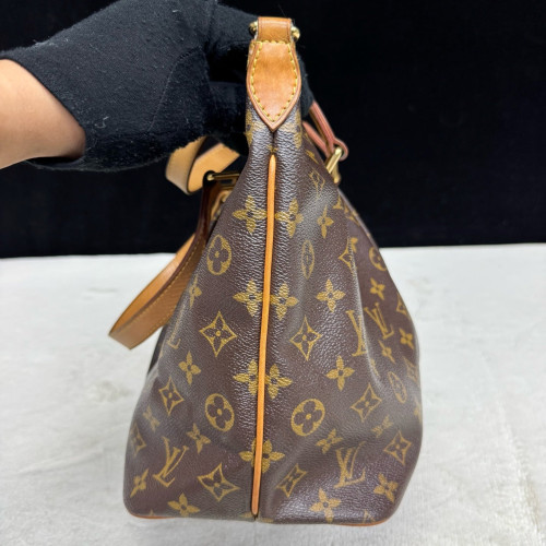 Louis Vuitton Palermo PM Monogram Dark Brown Light Brown