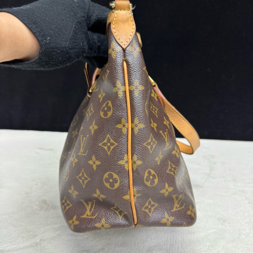 Louis Vuitton Palermo PM Monogram Dark Brown Light Brown