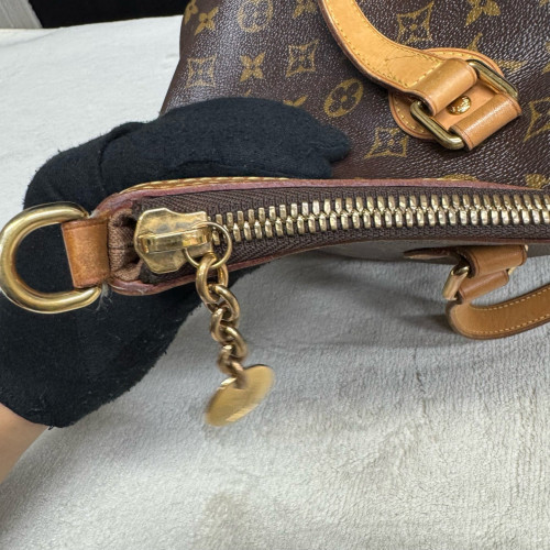 Louis Vuitton Palermo PM Monogram Dark Brown Light Brown