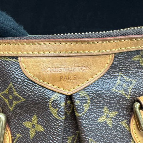 Louis Vuitton Palermo PM Monogram Dark Brown Light Brown