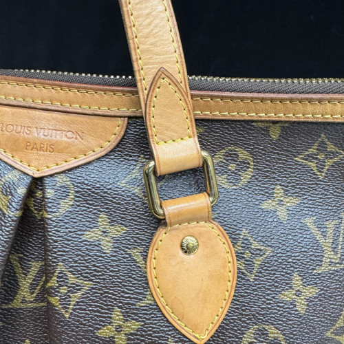 Louis Vuitton Palermo PM Monogram Dark Brown Light Brown