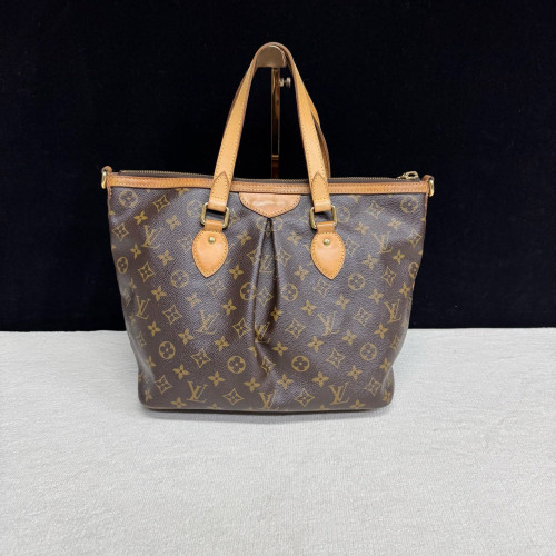Louis Vuitton Palermo PM Monogram Dark Brown Light Brown