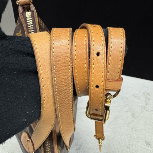 Louis Vuitton Palermo PM Monogram Dark Brown Light Brown