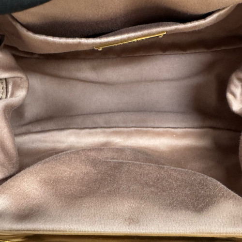 Miu Miu Matelasse Shoulder Bag Crumpled Lambskin Natural Tan Miu Miu Matelasse Shoulder Bag Crumpled Lambskin Natural Tan