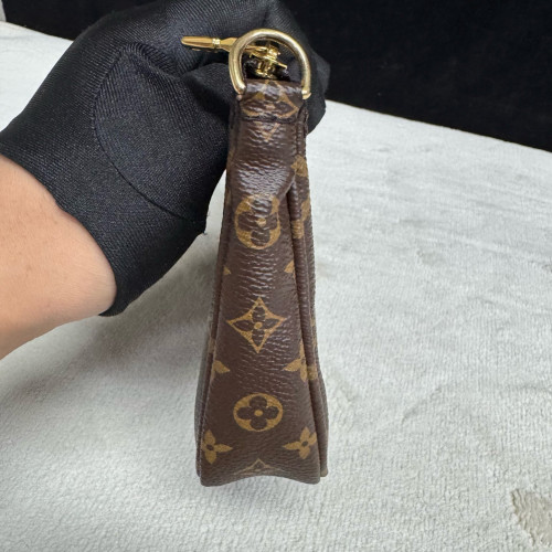 Louis Vuitton Multi Pochette Accessories Monogram Dark Brown Light Brown Green Louis Vuitton Multi Pochette Accessories Monogram Dark Brown Light Brown Green